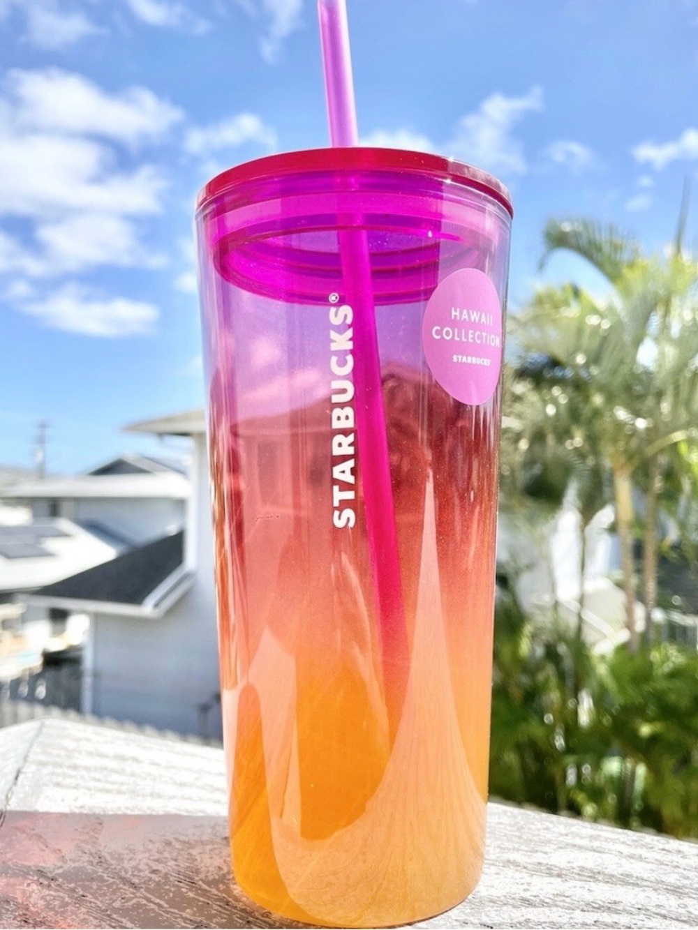Starbucks Hawaii series iced coffee Tumbler
